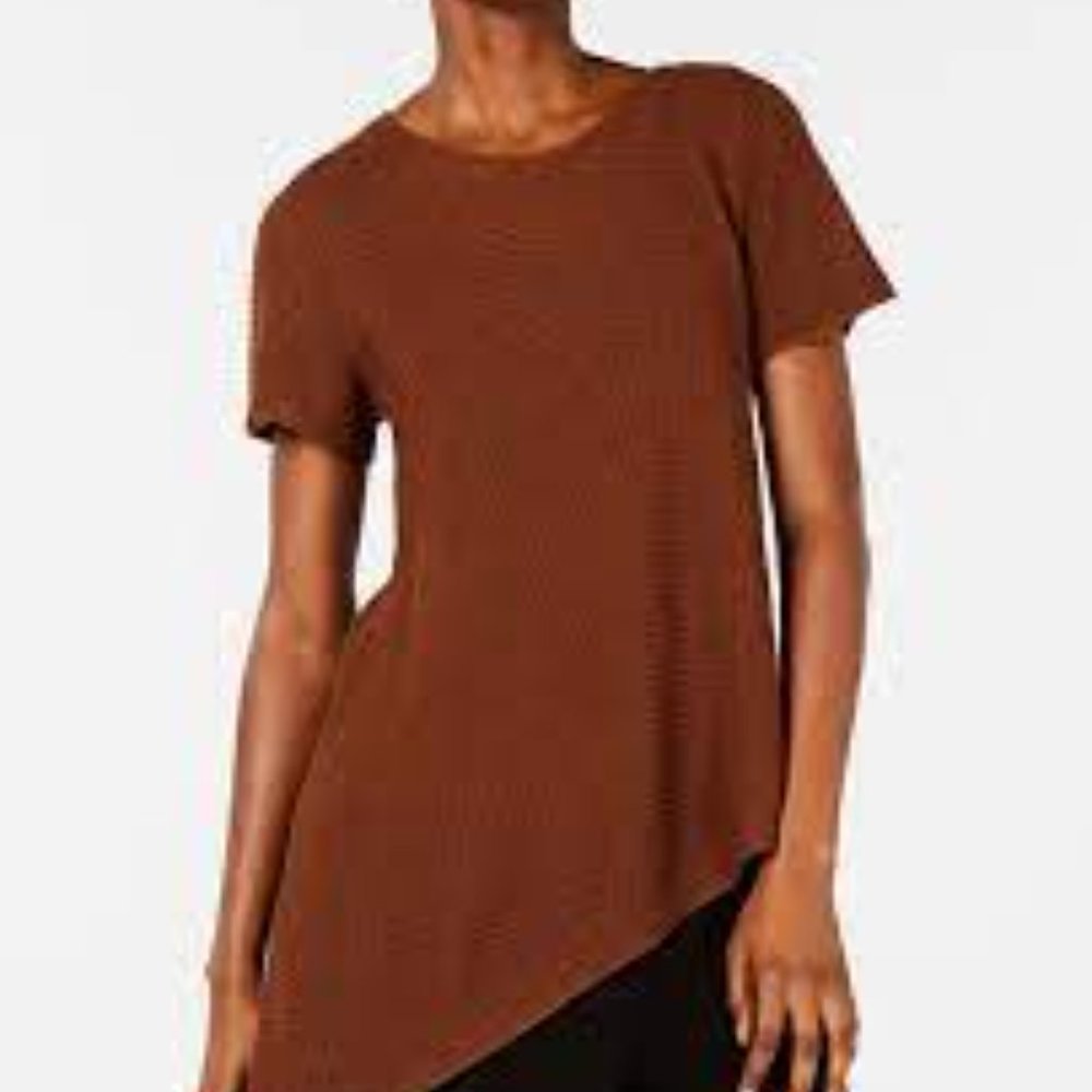 Eileen Fisher asymmetrical hem tunic XS